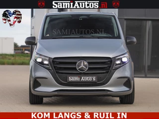 Mercedes-Benz Vito 2024 - 119 CDI L3 XL | NIEUW MODEL | LUCHTVERING | TOP STAAT | 19 INCH WIELEN | COMFORT LEDER STOELEN | LED | 2X SCHUIF | MERCEDES GARANTIE TOT AUG 2028 OF 200000 KM image 2