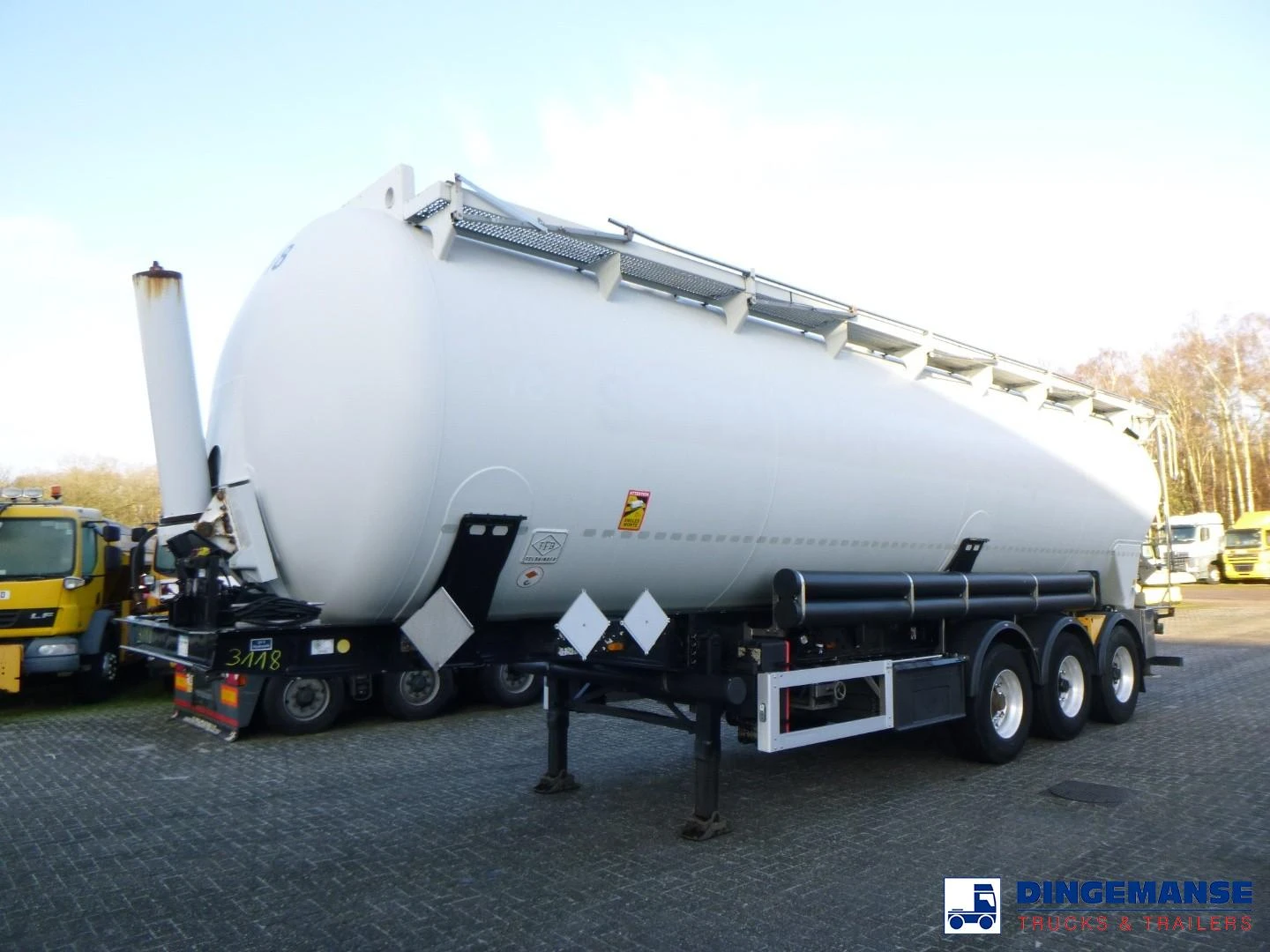 Feldbinder Powder tank alu 52 m3 (tipping) + ADR 2012 imagen 1