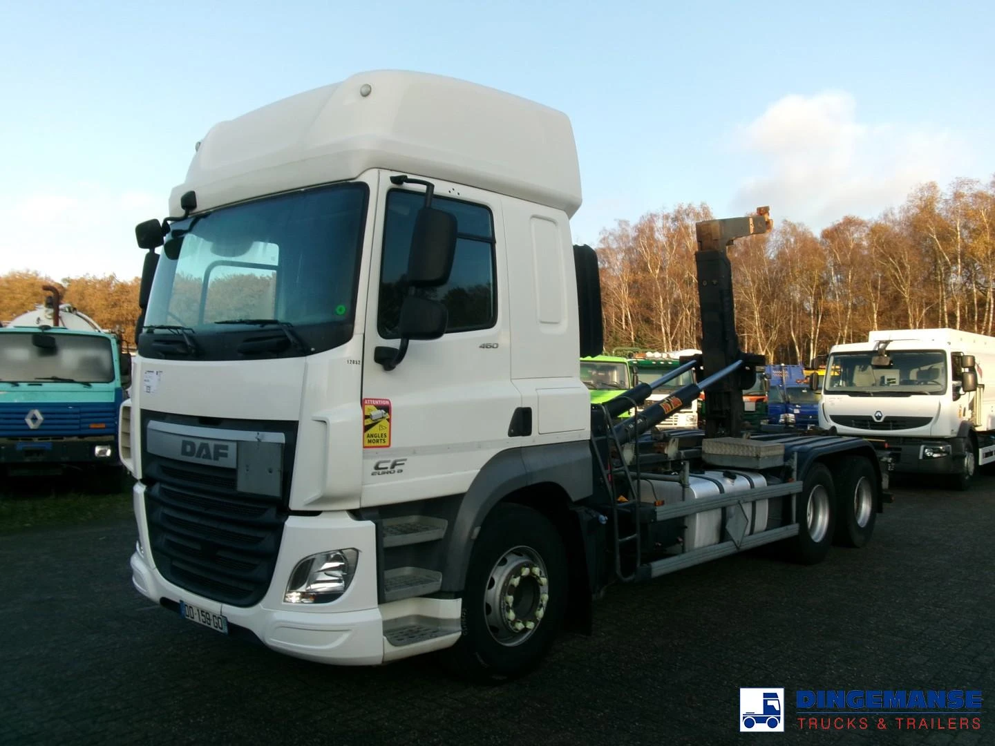 DAF CF 460 6x2 Euro 6 Hyva container hook 20 t 2014 zdjęcie 1