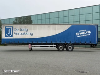 Samro SR233 2004 - 2-AXLE CURTAINS LIFT AXLE DISC BRAKES HOLLAND-TRAILER afbeelding 2 miniatuur