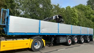 KWB 2000 - Stenentrailer | 4 asser | APK | liftas | kennis 14 ton afbeelding 1 miniatuur