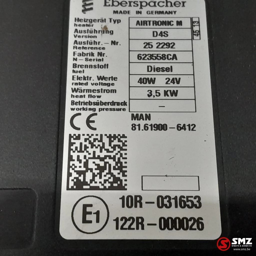 MAN 2004 - Occ standverwarming Airtronic M D4S MAN obrázek 5