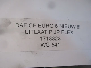 DAF - CF 1713323 UITLAATPIJP FLEX EURO 6 NIEUW!!! image 3 thumbnail