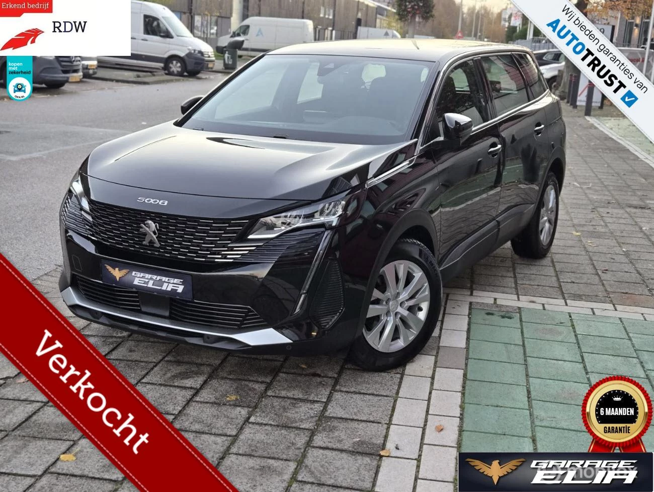 Peugeot 5008 2021 - 7PL Aut.|LED|Navi|Camera|PDC|6M Garantie afbeelding 1