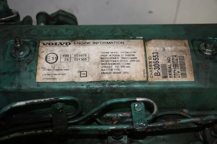 Volvo - Engines & Parts Motor D7C 290 EC99 Euro 3 Bild 4