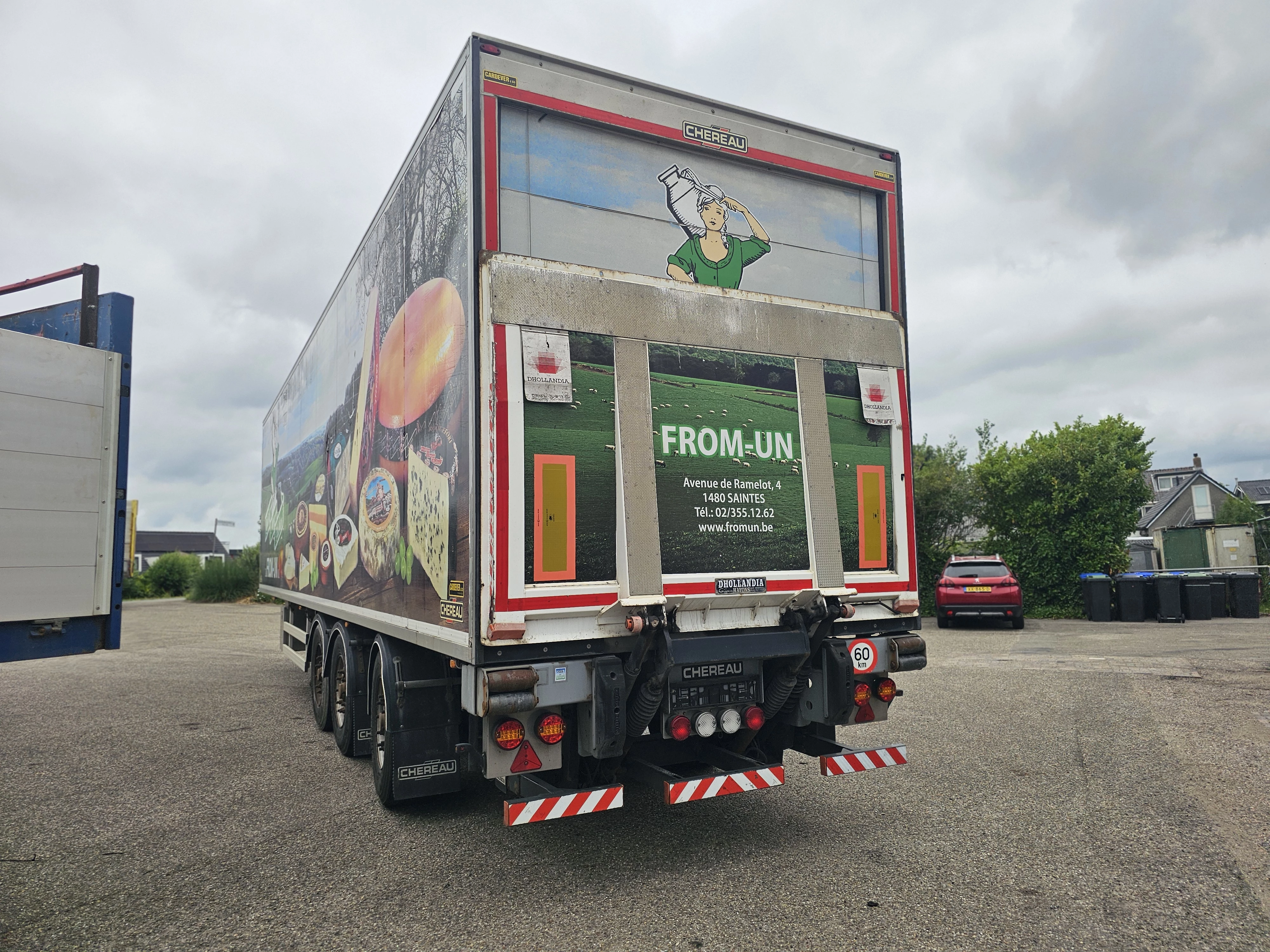 Chereau B3 /CITY TRAILER /STEERING AXLE/LIFT AXLE / 11.80 LONG /LOADING LIFT/ BPW DISC / CARRIER FRIDGE.TUV 23/7/2026 2012 afbeelding 27