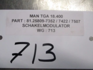 MAN TGX - 81.25809-7352 / 7422 / 7507 SCHAKELMODULATOR EURO 5 obrázek 3 náhled