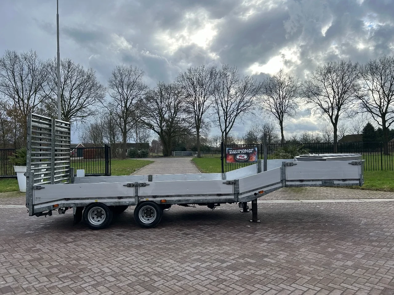 Veldhuizen 2011 - BE OPLEGGER SEMI DIEPLADER 8 TON imagem 2