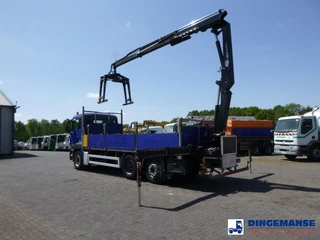 MAN TGS 2012 - 26.360 6X2 RHD + HMF 1420-K2 + grapple imagen 3 miniatura