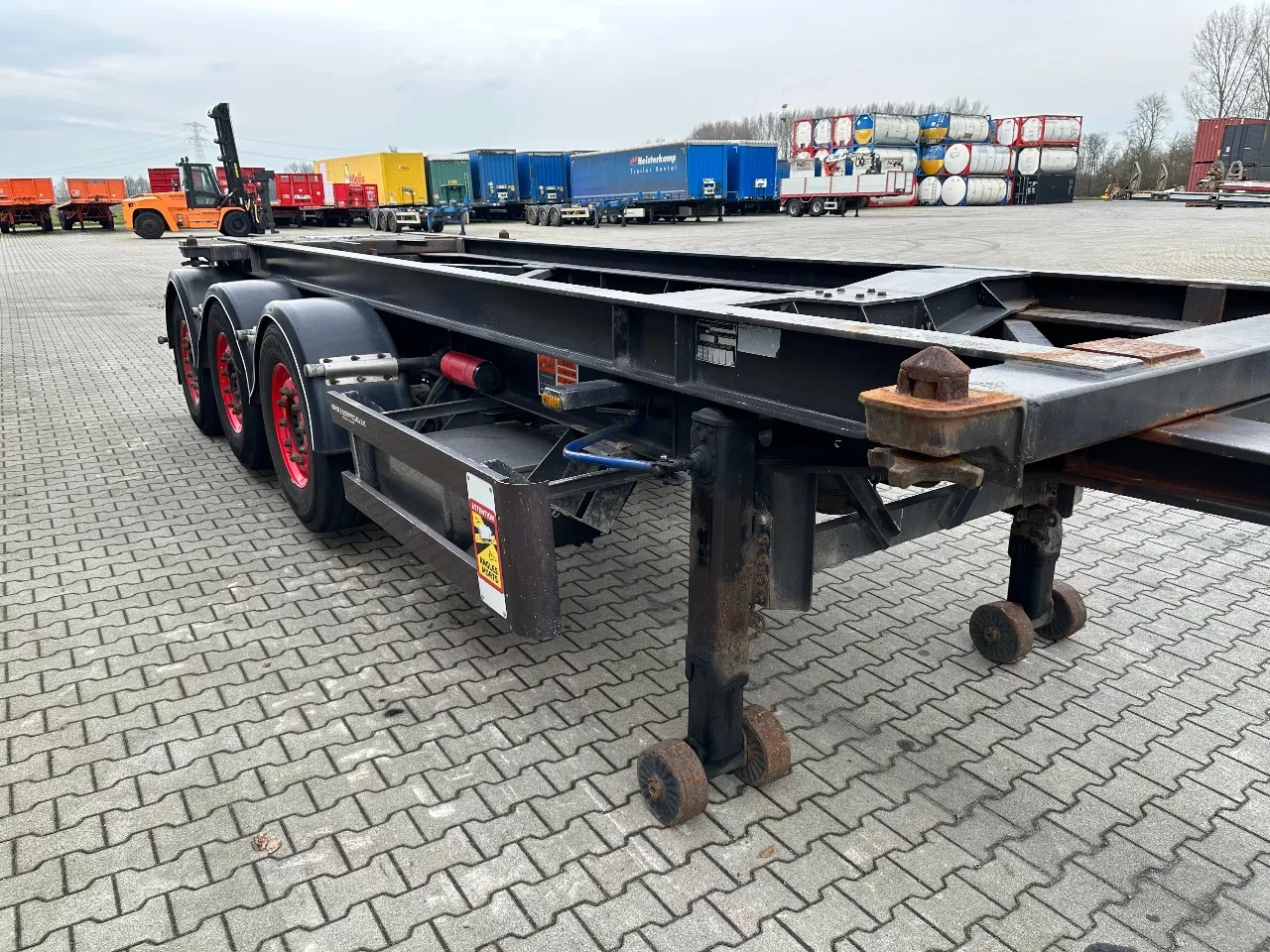 Van Hool 2005 - 20FT Tipping-chassis, ADR (EX/II, EX/III, FL, AT), SAF + DISC, 2 liftaxles изображение 14