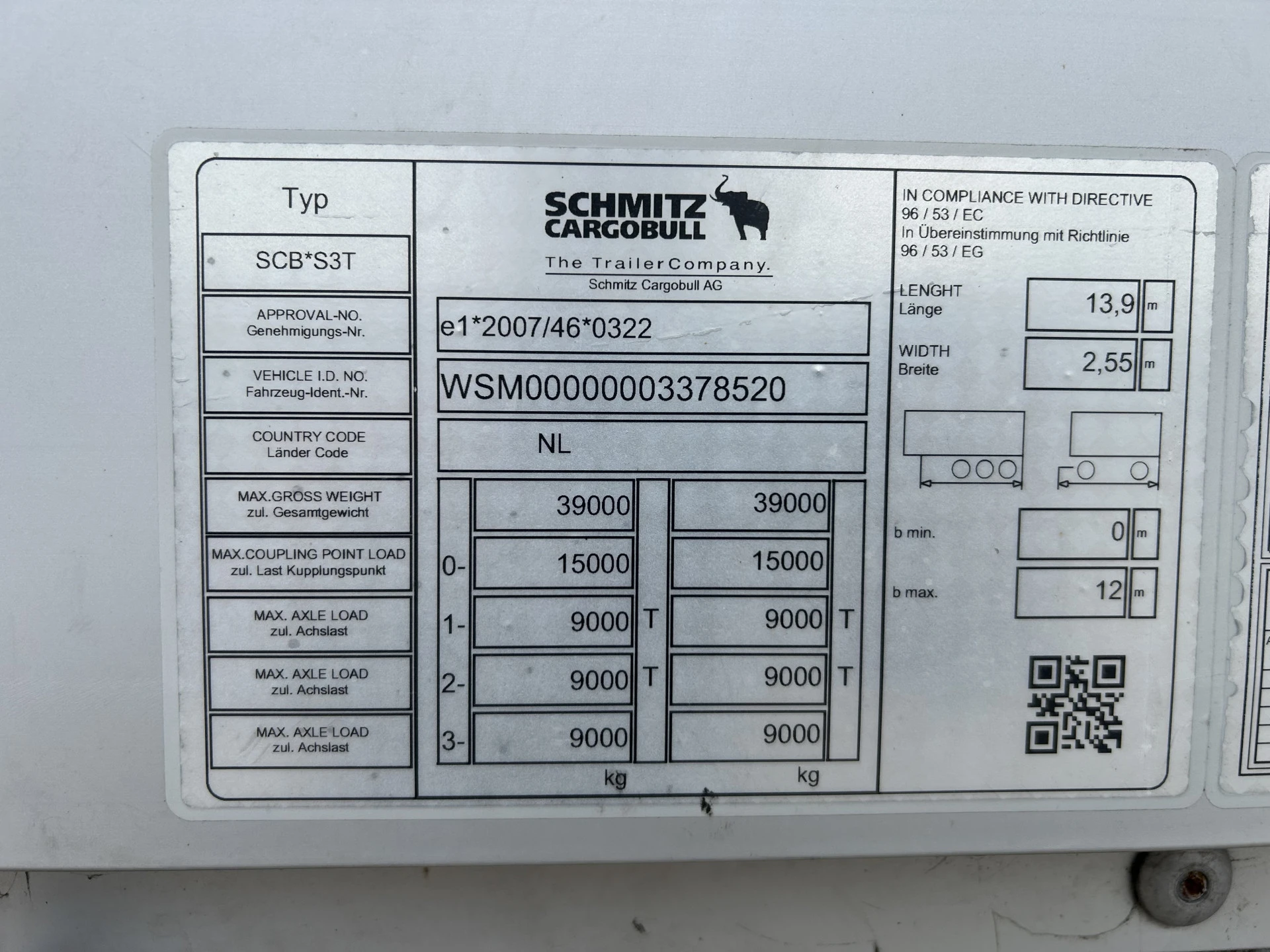 Schmitz Cargobull SCB S3T 2021 - / Schuifzeil / Kooi Aap imagem 17