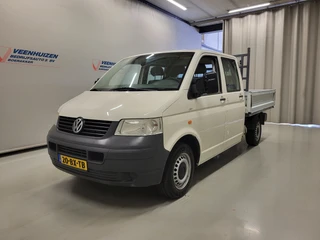 Volkswagen Transporter 2006 - 1.9TDI L2/H1 Pick-up Dubbel Cabine Apk tot 05-2027! afbeelding 2 miniatuur