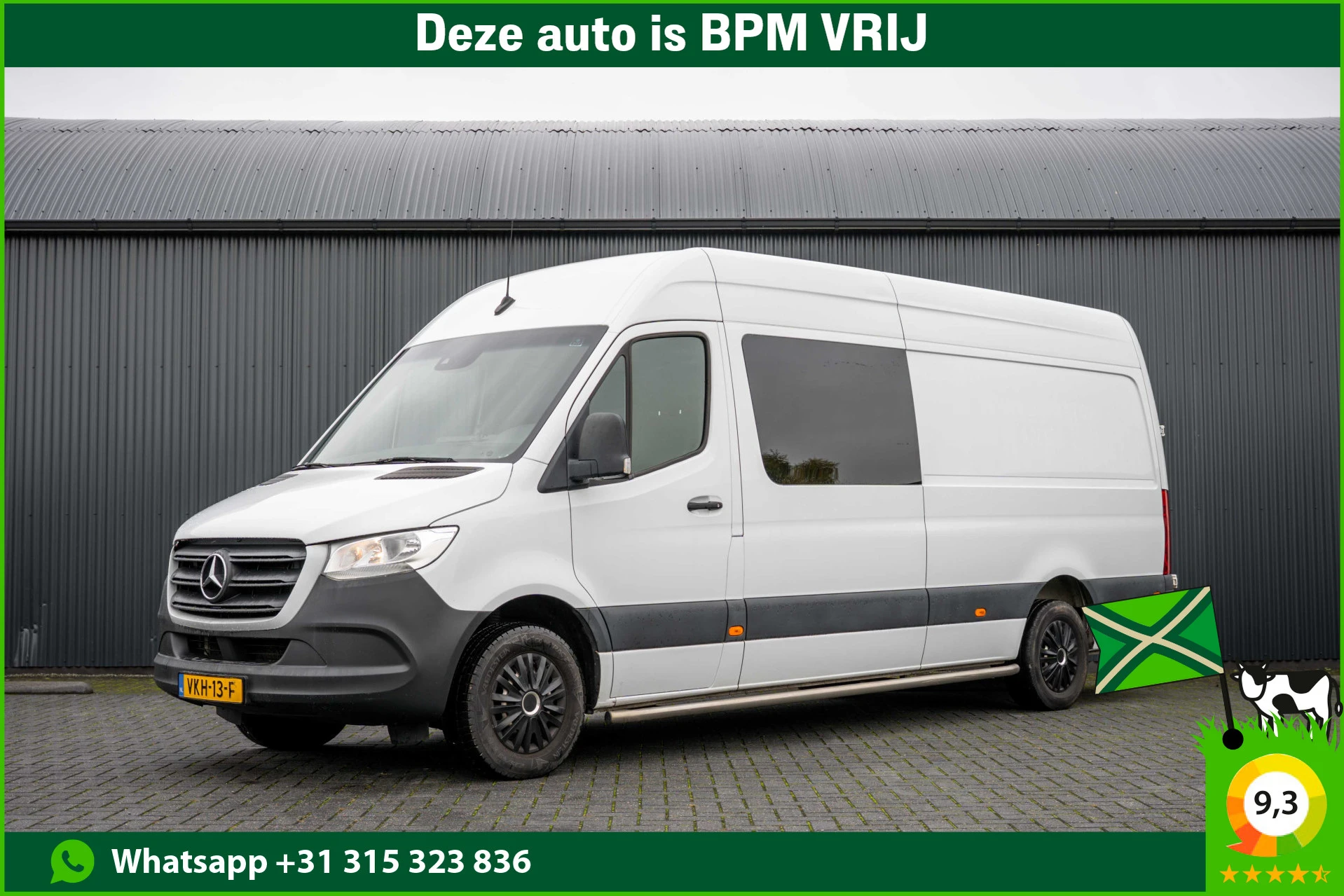 Mercedes-Benz Sprinter 2021 - 315 CDI L3H2 | Automaat | DC 5-Zits | Camera | Cruise | Mbux | Climatronic afbeelding 1