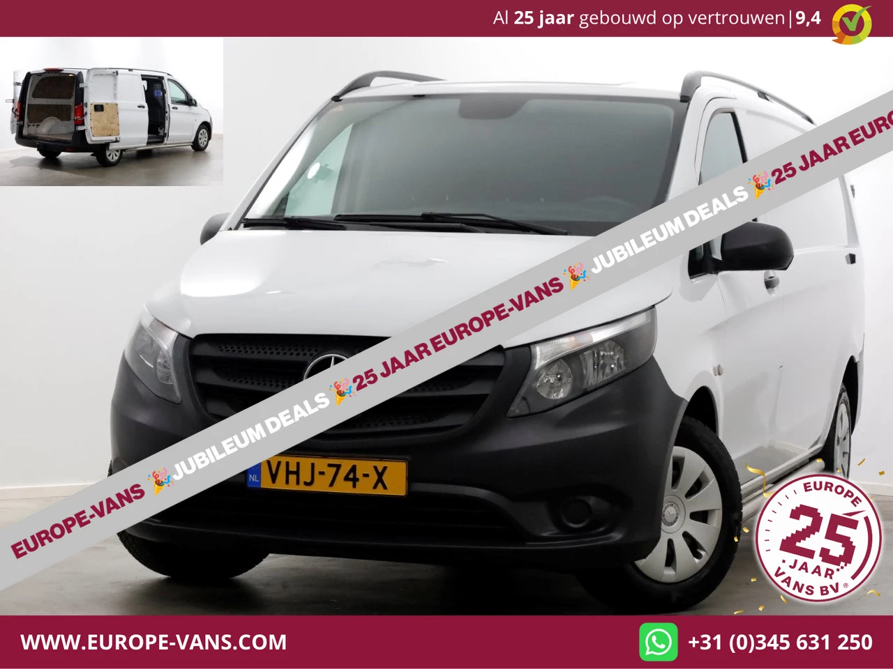 Mercedes-Benz Vito 2018 - 116 CDI 163pk E6 RWD XL Extra Lang Airco 08-2018 imagen 1