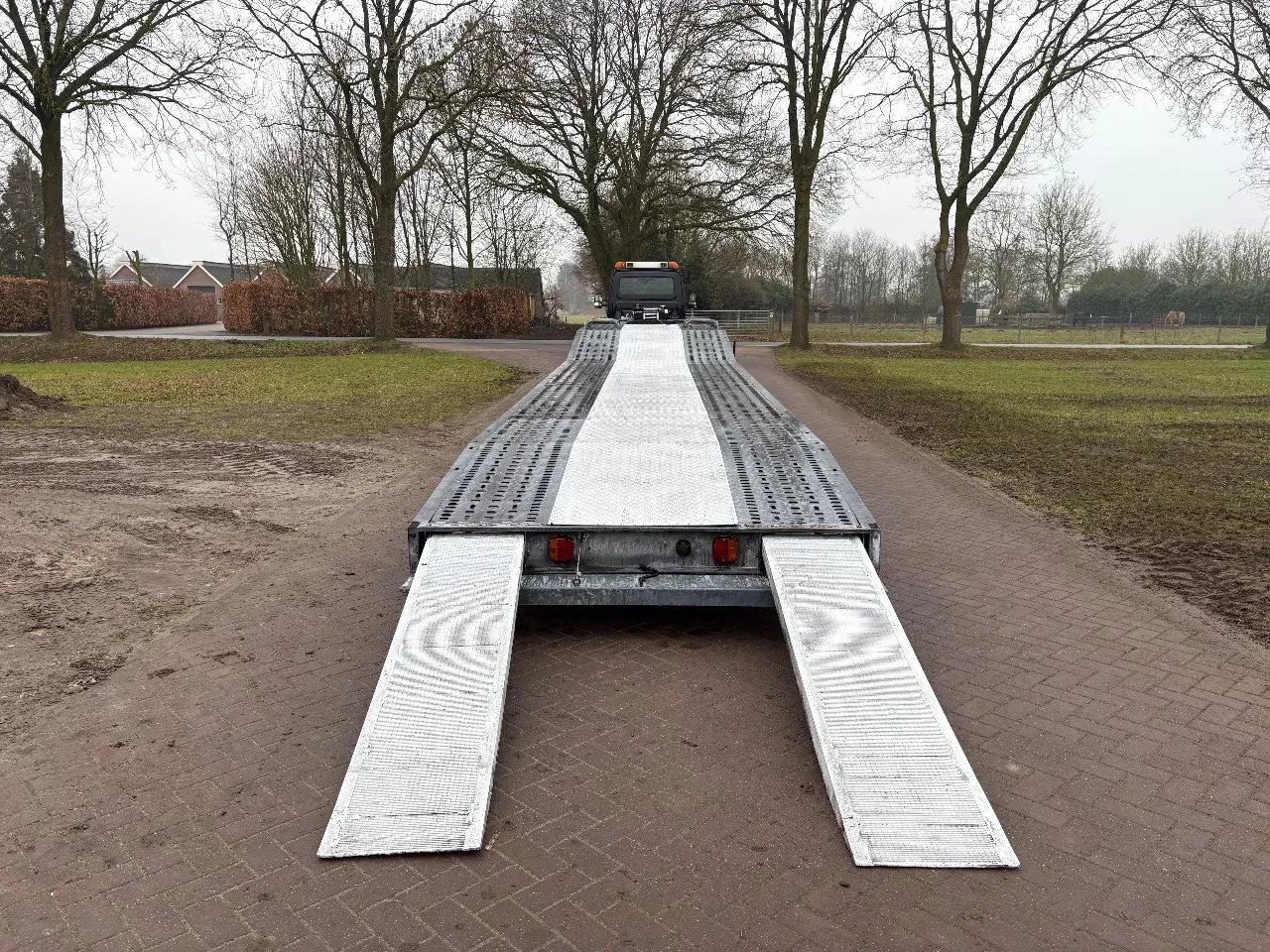 Veldhuizen 2001 - be oplegger ambulance auto transporter 12.70 cm immagine 9