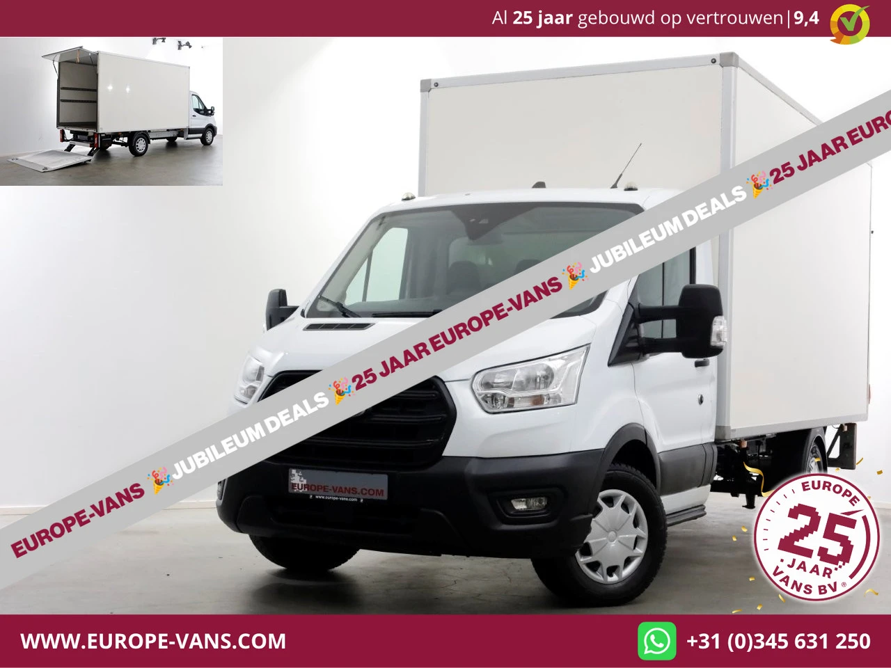 Ford Transit 2022 - 350 2.0 TDCI 130pk Trend Bakwagen met laadklep 06-2022 image 1