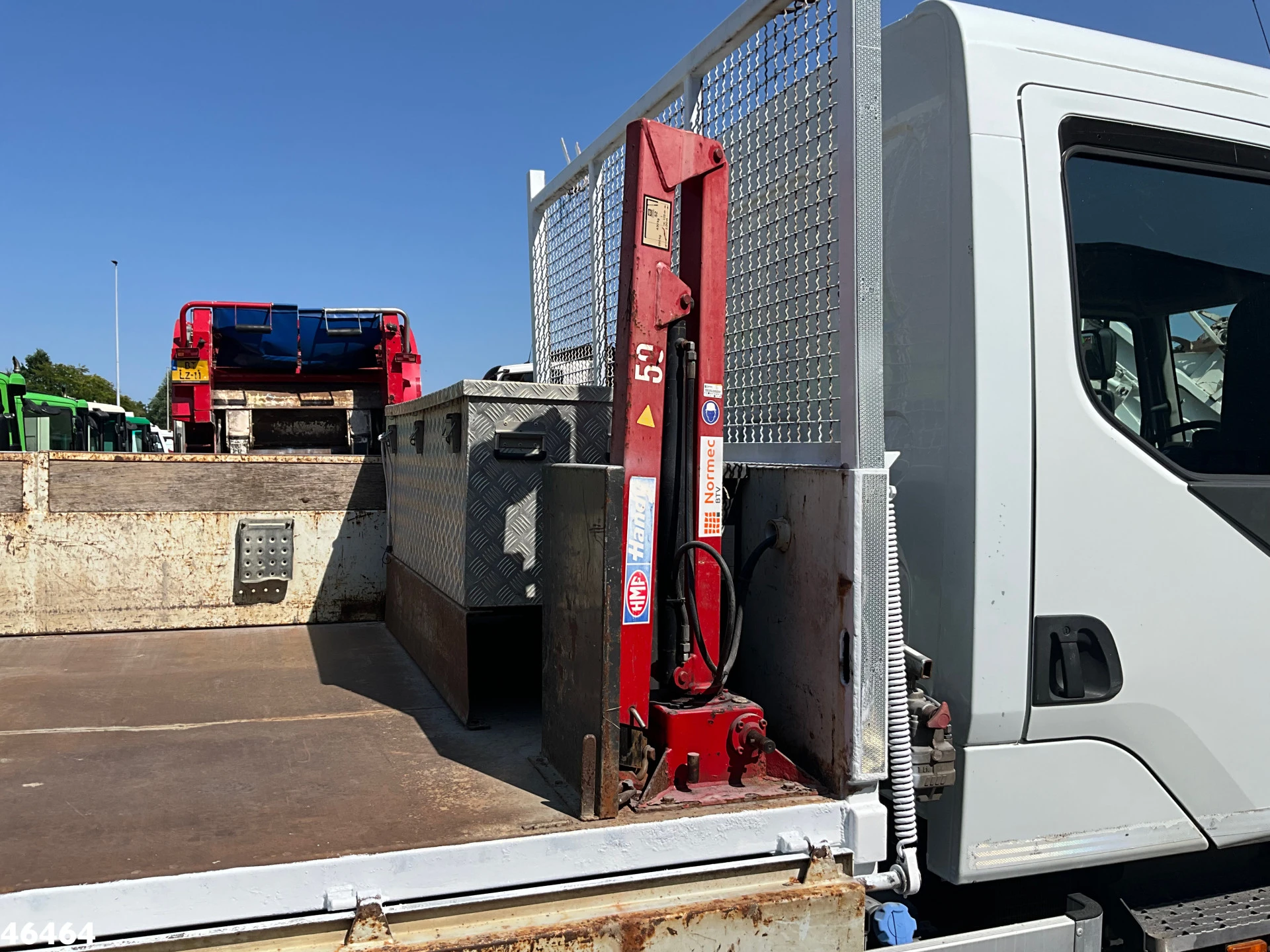 Renault Midlum 180 Kipper HMF laadkraan Just 135.435 km! 2012 afbeelding 11