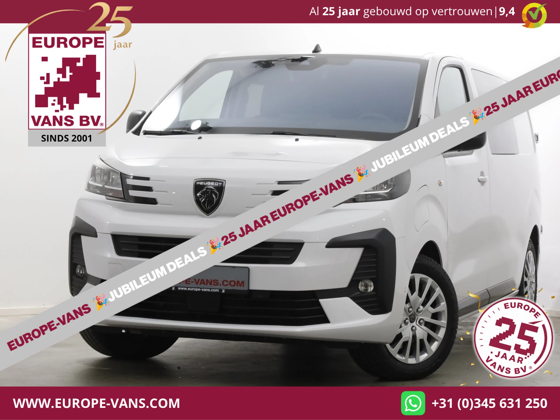 Peugeot e-Expert 2024 - L2H1 75 kWh D.C. 100% Electric Airco/Navi/Camera NEW 12-2024 zdjęcie 1