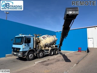 Mercedes-Benz Actros 2007 - 3236 8x4, Euro 4, 8m³, Steel springs, Remote te koop