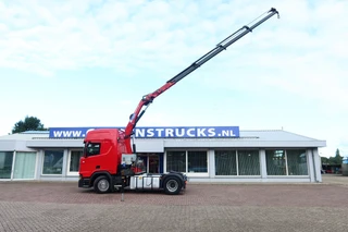 Scania R 2022 - R500 NGS 4x2 Trekker met kraan HMF 1920 afbeelding 2 miniatuur