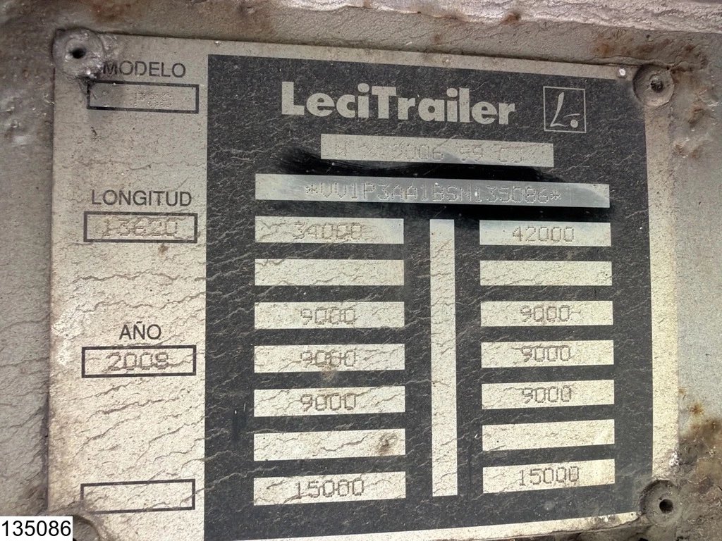 Lecitrailer 2008 - Tautliner afbeelding 4