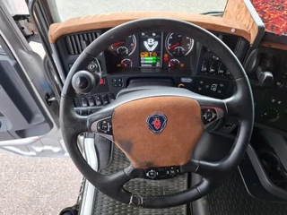 Scania R 2014 - R580 V8 / RETARDER / LIFT+LENKACHSE / FULL-AIR / PLATFORM 2000 KG / LEATHER / AIRCO / AUTOMATIC / EURO-6 / 2014 image 17