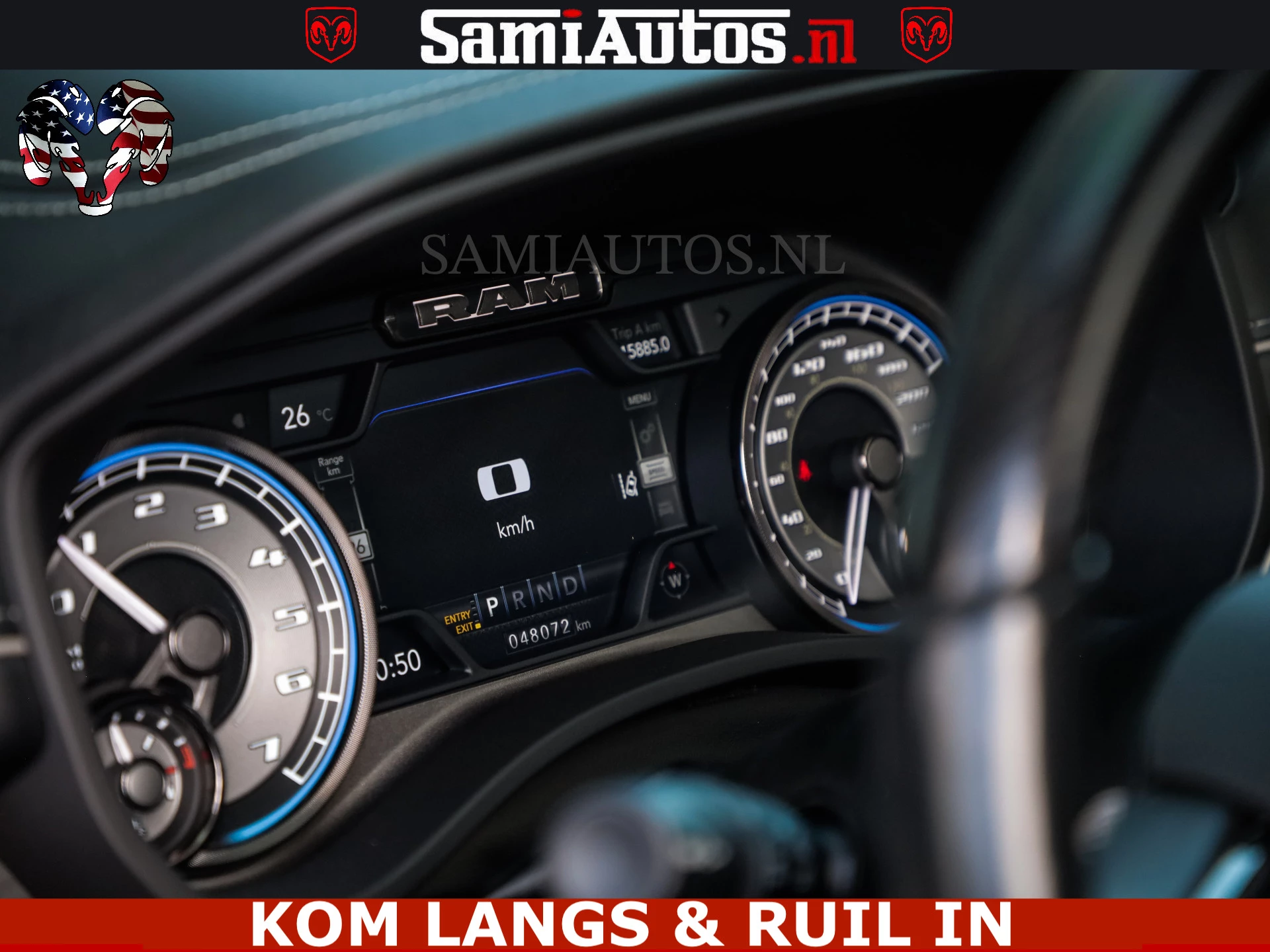 Dodge Ram Pick-Up 2023 - COBRA HULK PACK | 5.7 V8 402 PK | LIMITED EDITION | HUD | LUCHTVERING | BOM VOL | zdjęcie 48