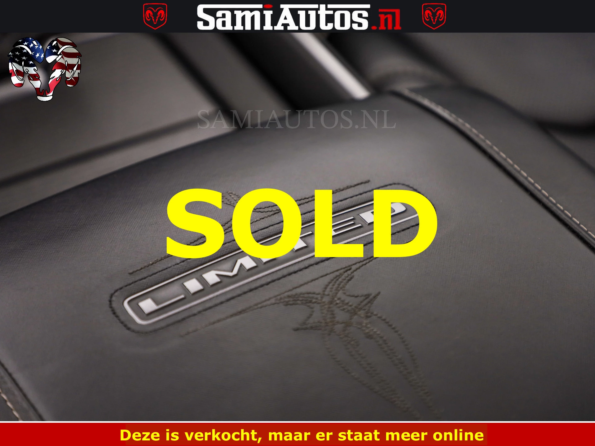 Dodge Ram 1500 2022 - LIMITED NIGHT | BOM VOL | HUD | MWK | LUCHTVERING | PANODAK | afbeelding 20