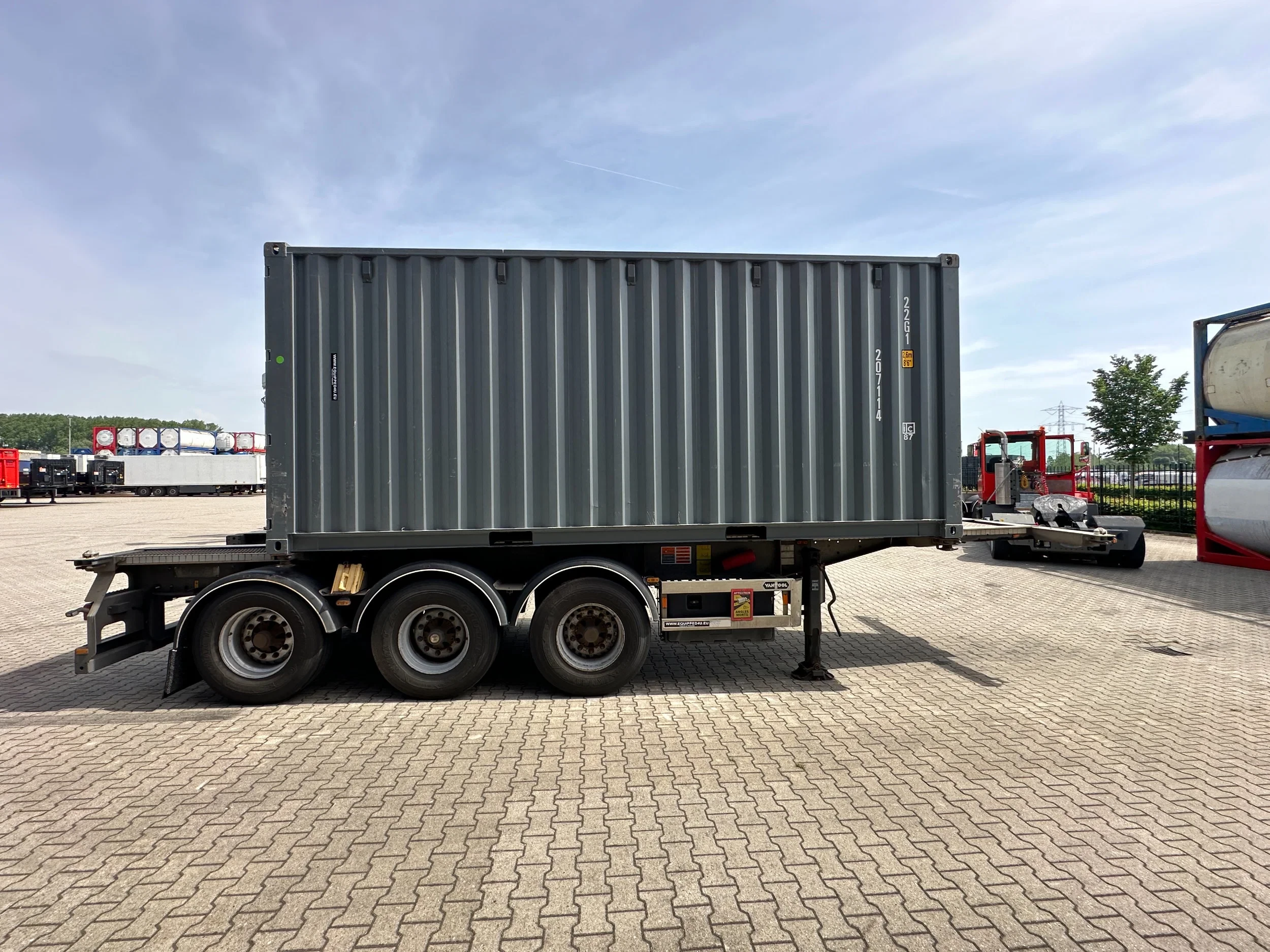 Van Hool 2015 - 20FT/30FT ADR CHASSIS + new (ONE-WAY) 20FT DV 8'6" container, obrázek 6