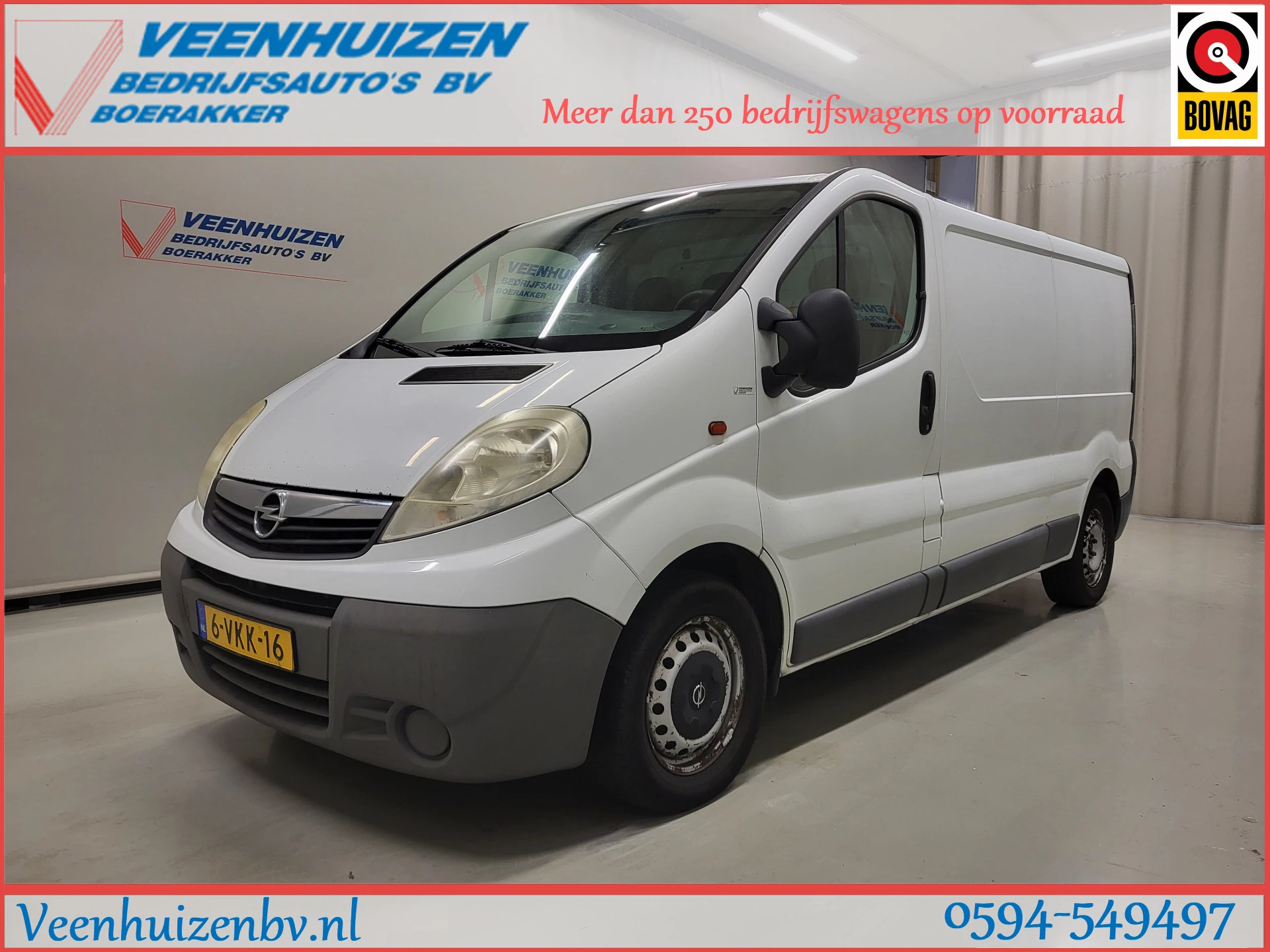 Opel Vivaro 2010 - 2.0CDTI L2/H1 Airco Apk tot 3-10-2026! afbeelding 1