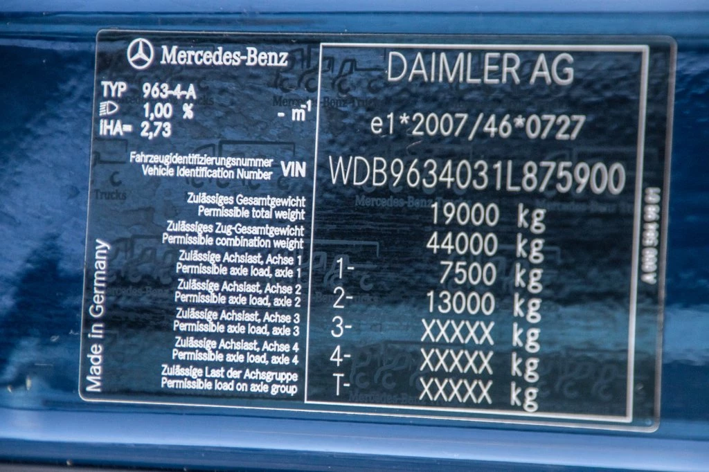 Mercedes-Benz Actros 2014 - 1848 LS+E6+HYDR. image 11
