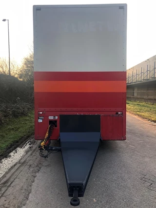 Hoekstra N/A 2000 - MAW20T Gesloten Wipkar-Dieplader Zijdeuren, materiaalkisten, Lage boom 260 cm. Din 50 mm. bild 3