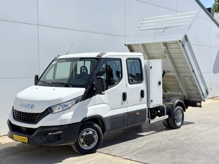 Iveco Daily 2021 - 35C14 2.3 Kipper Dubbele Cabine Dubbellucht 3,5t Trekhaak 6 Stoelen Airco Cruise Control Benne Tipper for sale