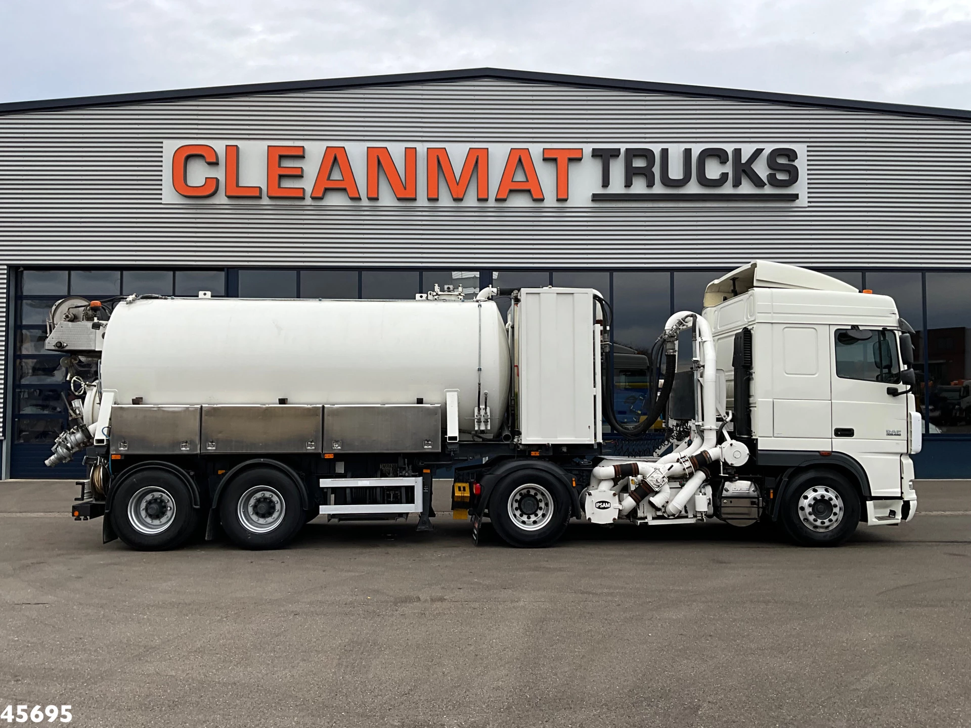 DAF FT 105 XF 460 Just 196.550 km + IPSAM 18m³ Combi oplegger 2014 Bild 3