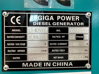 Giga power LT-W250GF 312.5 kVA silent generator 2022 - N/A obrazek 10