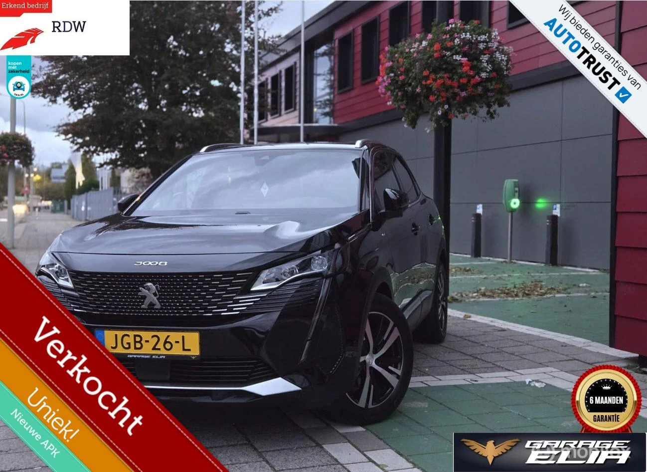 Peugeot 3008 2021 - GT Automaat – Panoramadak |Keyless |6M Garantie afbeelding 1