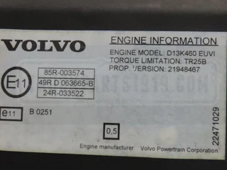 Volvo N/A - 22070191 Motor D13K460 E6 zdjecie 3
