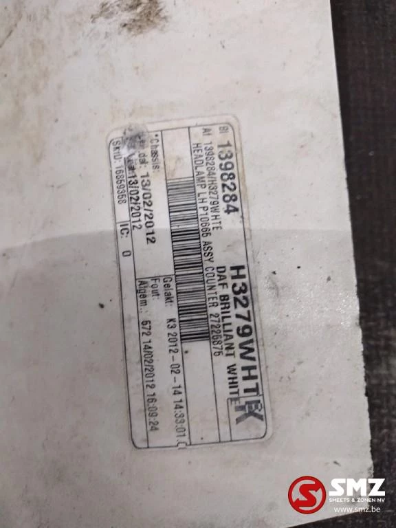 DAF - Occ koplamppaneel links Daf XF 105 1398284 immagine 4