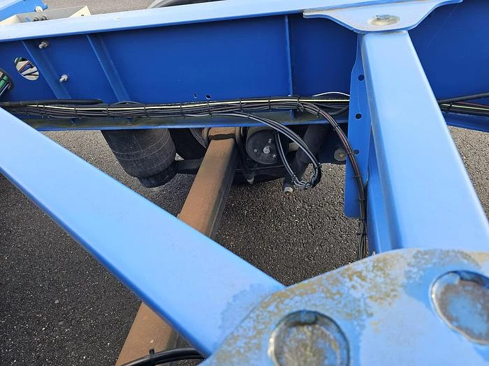 Van Hool A2C001 container CHASSIS -55 foot - 2 X 20 FOOT 45 ft 40 ft. -BPW DISC.-steering axle- 2 pieces -financiering mogelijk 2020 image 21