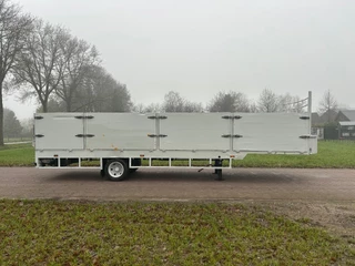 Veldhuizen N/A 2000 - Be oplegger vlak met laadklep Dhollandia 1000 kg afbeelding 1