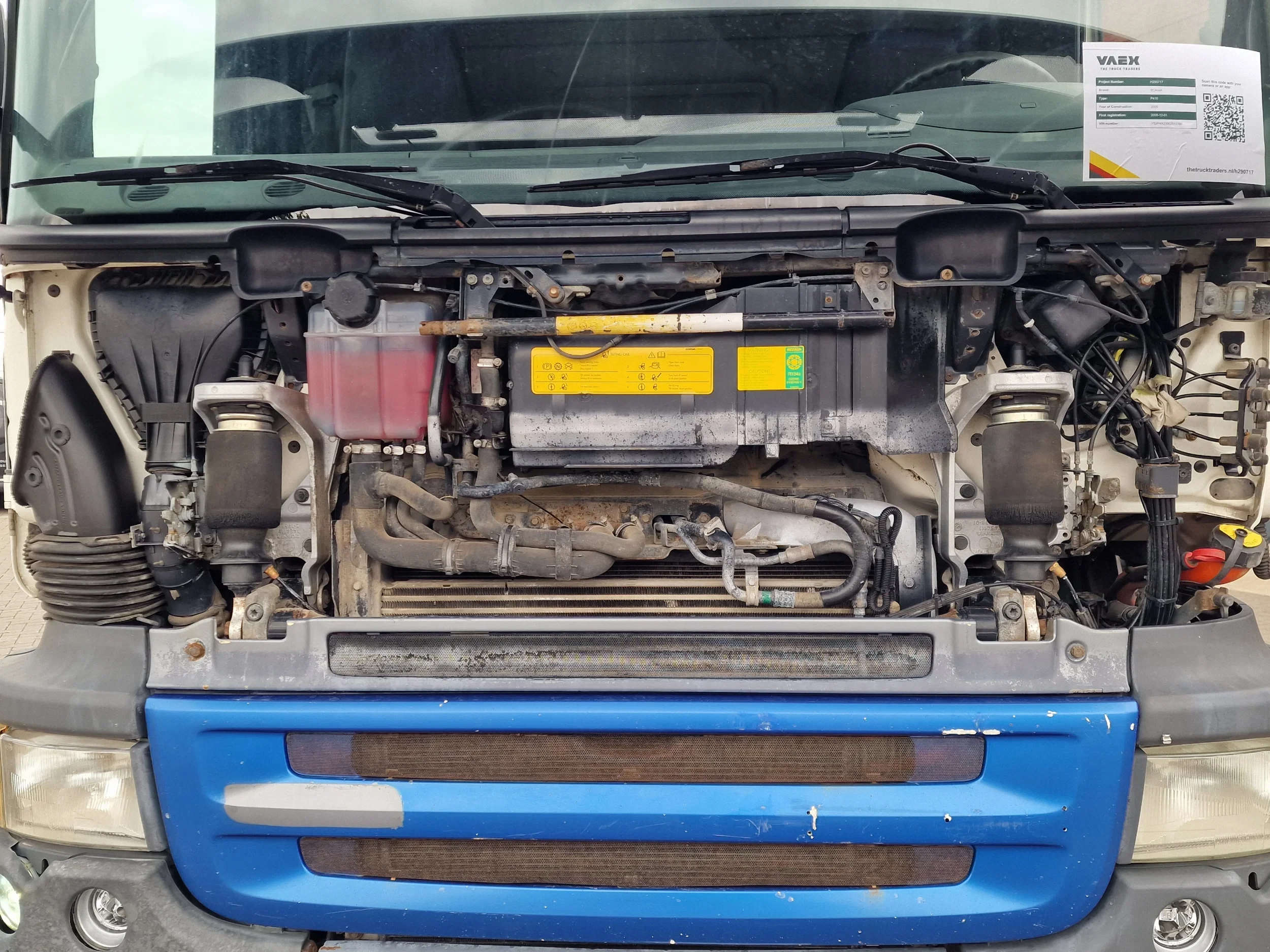 Scania P 2005 - P410 EURO3 - steal / air - manual gearbox - hydraulic afbeelding 22