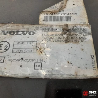 Volvo N/A - Occ motor D8K280 Volvo + versnellingsbak Allison 3 zdjecie 7
