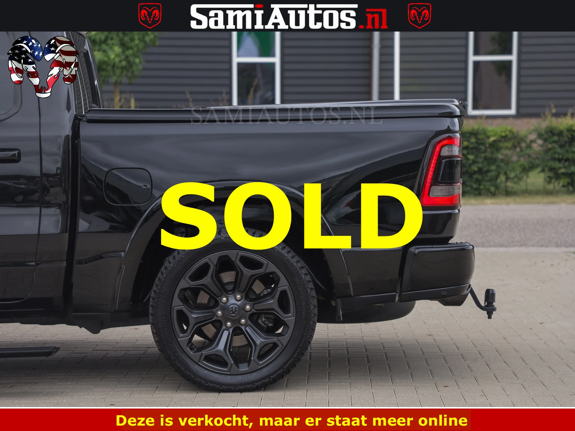 Dodge Ram 1500 2022 - LIMITED NIGHT | BOM VOL | HUD | MWK | LUCHTVERING | PANODAK | afbeelding 50