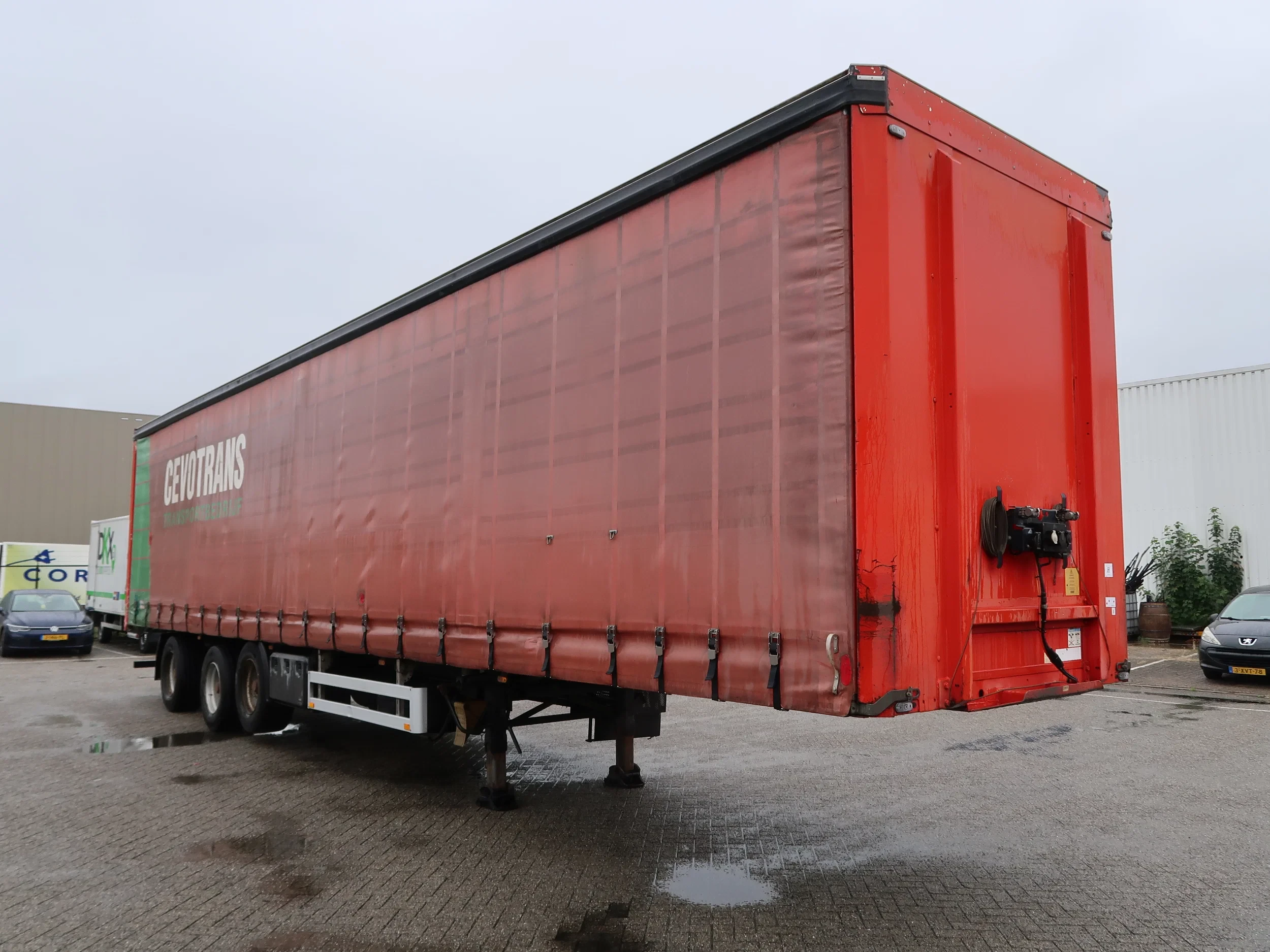 Pacton B3-001 2008 - O4, Lift & Lenkachse BPW, Staplerhalter, 4 Units, TUV, NL Trailer TOP! afbeelding 4