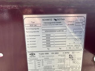 Schmitz Cargobull SCF 24 G EURO 2008 - / Multi  Container Chassis image 16