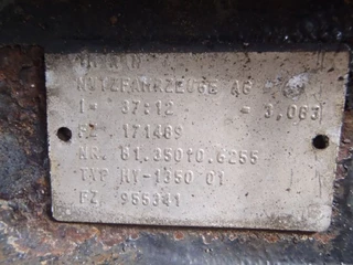 MAN N/A - ACHTERAS zdjecie 5