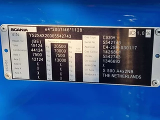 Scania S 2019 - S500 NGS Highline 4x2 - Retarder - Full air - PTO/Hydraulic - Night clima zdjecie 25