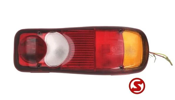 Diversen - Achterlicht R (12/24V, reflector, doorvoertule) afbeelding 1