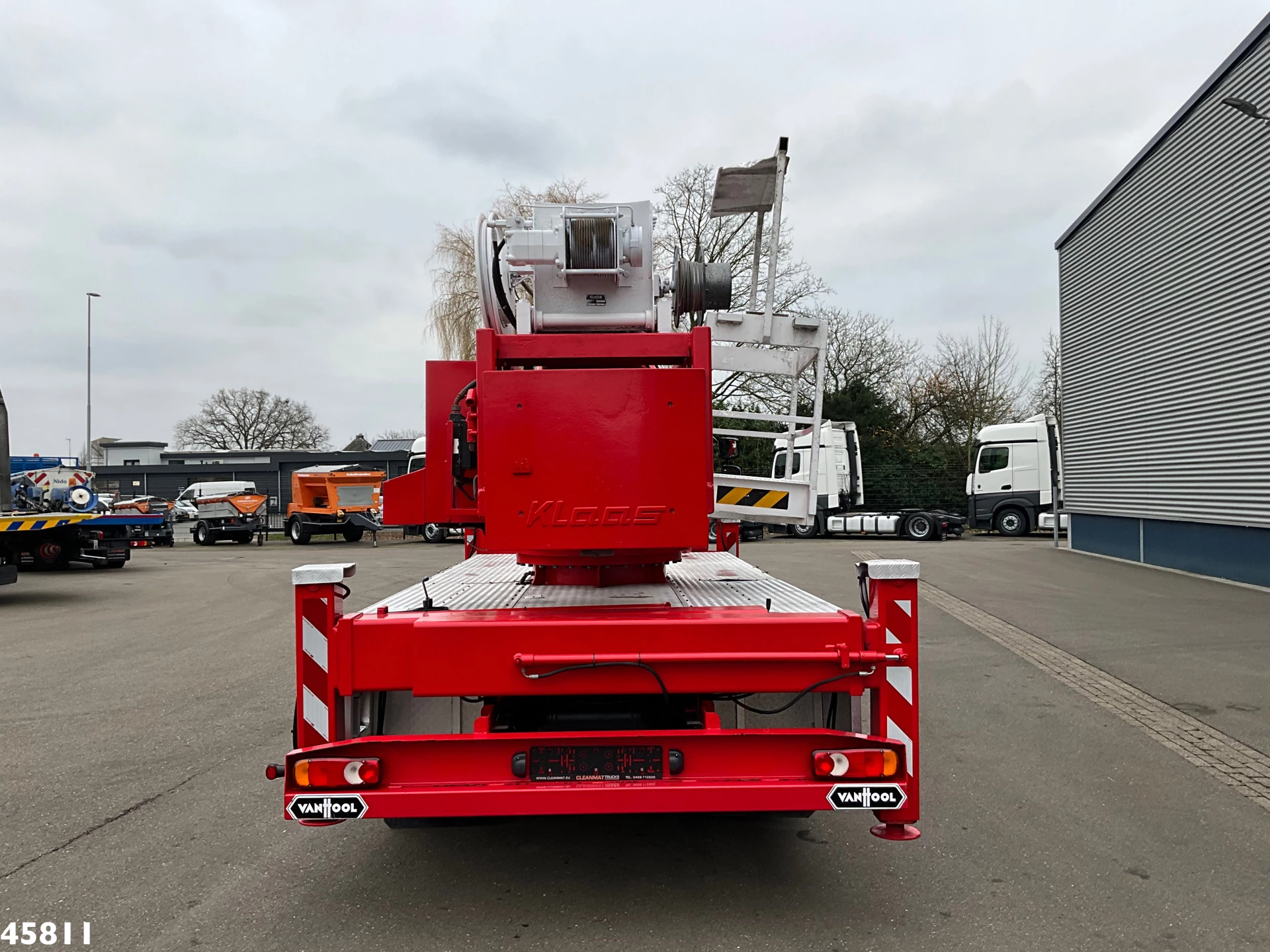 DAF FA 45 CF 220 Klaas 34 meter Dachdeckerkran 2009 afbeelding 4