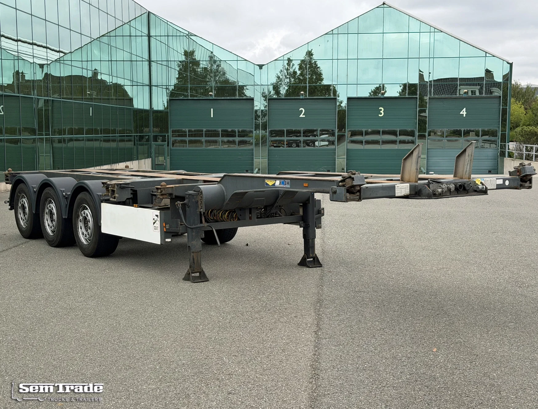 Broshuis 3UCC-39 2008 - 3 UCC-39 MFCC MIDDLE+BACK SLIDER DISC BRAKES 20-30-40-45 FT. LIFT AXLE NL-TRAILER afbeelding 7